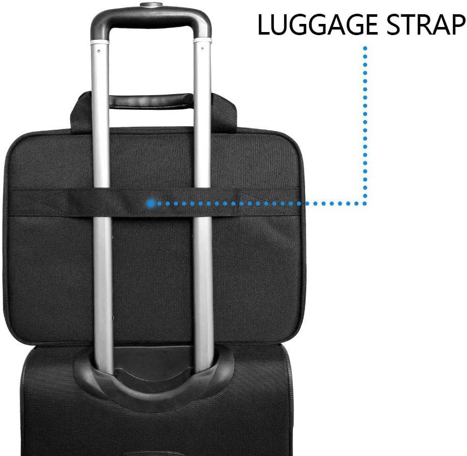 imageKROSER Laptop Bag 173 Inch Premium Laptop Briefcase Expandable Water Repellent Laptop Shoulder Messenger Bag Durable Computer Case for BusinessTravelMenWomen BlackRedBlackBlue