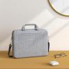 KROSER Laptop Bag 15.6 Inch Briefcase Shoulder Bag Water Repellent Laptop Bag Bussiness Carrying Handbag(Grey)