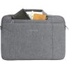 KROSER Laptop Bag 15.6 Inch Briefcase Shoulder Bag Water Repellent Laptop Bag Bussiness Carrying Handbag(Grey)