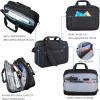 KROSER Laptop Bag Expandable Laptop Briefcase Fits Up to 17.3 Inch Laptop Water-Repellent Shoulder Messenger Bag Computer Bag for Travel/Business/Men/Women-Black(Fits up to 17.3 Inch Laptop)