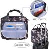 KROSER Rolling Laptop Bag Premium Rolling Laptop Briefcase Computer Bag Fits Up to 15.6 Inch Laptop Overnight Bag with RFID Pockets for Travel/Business/Women(Rose)