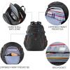 KROSER Travel Laptop Backpack 17.3 Inch XL Computer Backpack with Hard Shell Saferoom RFID Pockets Water-Repellent Business College Daypack Stylish Bag for Men/Women-Black(Black-17.3)