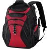 KROSER Travel Laptop Backpack 17.3 Inch XL Computer Backpack with Hard Shell Saferoom RFID Pockets Water-Repellent Business College Daypack Stylish Bag for Men/Women-Black(Black/Red-18.4)