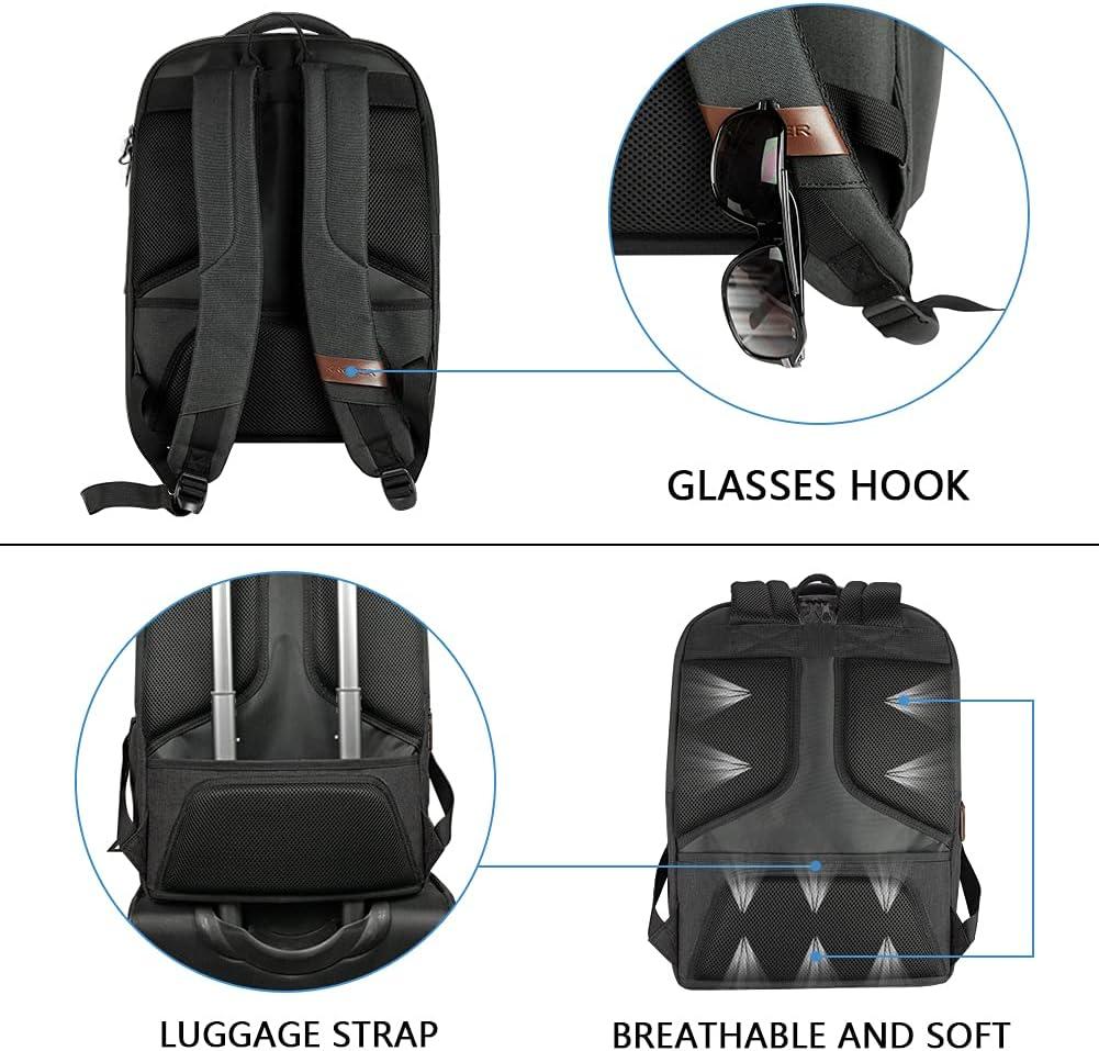 KROSER Laptop Backpack Large Computer Backpack Fits up to 17.3 Inch ...