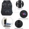 KROSER Friendly Travel Laptop Backpack 17.3 inch XXXL Gaming Backpack Water-Repellent College Daypack Business Backpack with RFID Pockets & USB Port for Men/Women-Black/Red(Black/Grey-18.4)