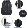 KROSER Friendly Travel Laptop Backpack 17.3 inch XXXL Gaming Backpack Water-Repellent College Daypack Business Backpack with RFID Pockets & USB Port for Men/Women-Black/Red(Black-18.4)