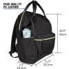 KROSER Laptop Backpack 17″ Stylish Backpack Water Repellent College Casual Daypack with USB Port Travel Business Work Bag for Men/Women-Quilted | Water Repellent, College, Casual Daypack, USB Port, Travel, Business(Black)