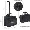 KROSER Rolling Laptop Bag for Men Women, Rolling Laptop Wheeled Briefcase for Business Fits Up to 17.3 Inch Laptop, Water-Repellent Wheeled Computer Bag Roller Case with RFID Pockets for Travel
