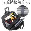 KROSER Rolling Laptop Bag for Men Women, Rolling Laptop Wheeled Briefcase for Business Fits Up to 17.3 Inch Laptop, Water-Repellent Wheeled Computer Bag Roller Case with RFID Pockets for Travel