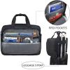 KROSER Rolling Laptop Bag for Men Women, Rolling Laptop Wheeled Briefcase for Business Fits Up to 17.3 Inch Laptop, Water-Repellent Wheeled Computer Bag Roller Case with RFID Pockets for Travel