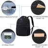 KROSER Travel Laptop Backpack 17 Inch Large Computer Backpack Water-Repellent Daypack with USB Charging Port RFID Pockets for Work/Business/College/Men/Women(Quilted)(Quilted Black)