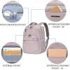 KROSER Travel Laptop Backpack 17 Inch Large Computer Backpack Water-Repellent Daypack with USB Charging Port RFID Pockets for Work/Business/College/Men/Women(Quilted)(Quilted Dusty Pink)