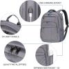 KROSER Travel Laptop Backpack 17 Inch Large Computer Backpack Water-Repellent Daypack with USB Charging Port RFID Pockets for Work/Business/College/Men/Women(Quilted)(Quilted Dark Grey)
