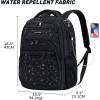 KROSER Travel Laptop Backpack 17 Inch Large Computer Backpack Water-Repellent Daypack with USB Charging Port RFID Pockets for Work/Business/College/Men/Women(Quilted)(Quilted Black)