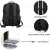 KROSER Travel Laptop Backpack 18.4 inch XXXL Computer Backpack Stylish College Backpack with RFID Pockets USB Charging Port REFLECTIVE STRIPS Water-Repellent Daypack for Business/Men(18.4 inch)