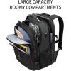 KROSER Travel Laptop Backpack 18.4 inch XXXL Computer Backpack Stylish College Backpack with RFID Pockets USB Charging Port REFLECTIVE STRIPS Water-Repellent Daypack for Business/Men(18.4 inch)