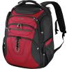 KROSER Friendly Travel Laptop Backpack 17.3 inch XXXL Gaming Backpack Water-Repellent College Daypack Business Backpack with RFID Pockets & USB Port for Men/Women-Black/Red(Black/Red-18.4)