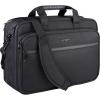 KROSER Laptop Bag Premium Laptop Briefcase Fits Up to 17.3 Inch Laptop Expandable Water-Repellent Shoulder Messenger Bag Computer Bag with RFID Pockets for Travel/Business/Men/Women-Black