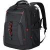 KROSER Travel Laptop Backpack 18.4 inch XXXL Computer Backpack Stylish College Backpack with RFID Pockets USB Charging Port REFLECTIVE STRIPS Water-Repellent Daypack for Business/Men(18.4 inch)