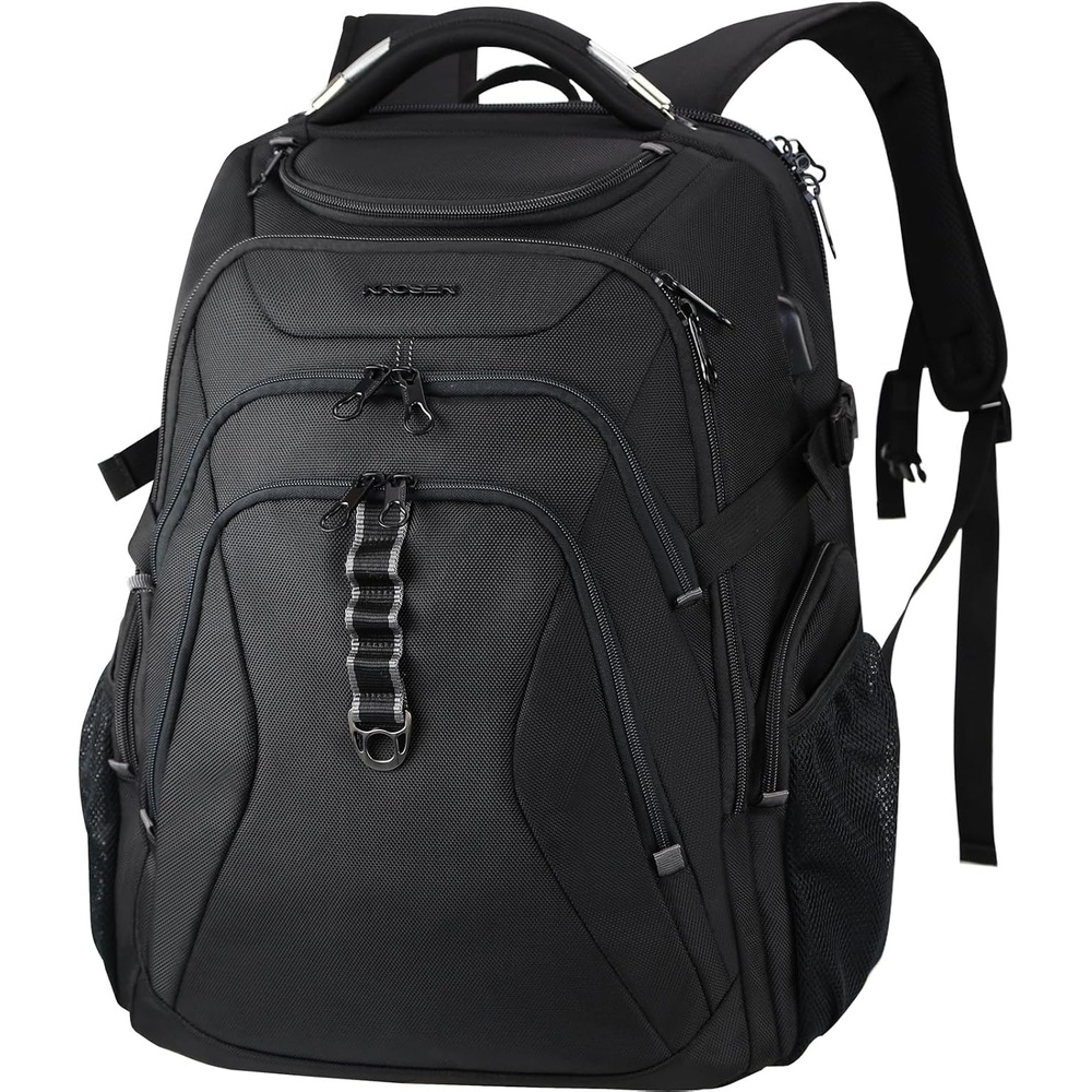 image:imageKROSER Laptop Backpack 184 Inch Computer Backpack for MenWomenCollege  Travel with Hard Shell Saferoom RFID Pockets WaterRepellent Business Daypack Stylish Bag Women Black Army Green XXXLBlack184