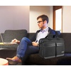 KROSER 17.3 Inch Laptop Computer Bag Messenger Water-Repellent Briefcase | Expandable large capacity, padded laptop protection,shoulder and luggage strap for business daily and travel-Black
