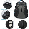 KROSER Laptop Backpack 18.4 Inch Computer Backpack for Men/Women/College | Travel with Hard Shell Saferoom RFID Pockets Water-Repellent Business Daypack Stylish Bag Women Black Army Green XXXL(Black/Army Green-17.3)