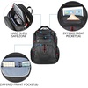 KROSER Laptop Backpack 18.4 Inch Computer Backpack for Men/Women/College | Travel with Hard Shell Saferoom RFID Pockets Water-Repellent Business Daypack Stylish Bag Women Black Army Green XXXL(Black-17.3)