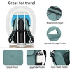 KROSER Travel Backpack for men, Laptop Carry On Backpack Flight Approved | 17.3 inch Laptop , Computer Bag Casual Daypack for Weekender Business Hiking, Can accommodate basketball-Desert(Green-17.3)