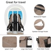 KROSER Travel Backpack for men, Laptop Carry On Backpack Flight Approved | 17.3 inch Laptop , Computer Bag Casual Daypack for Weekender Business Hiking, Can accommodate basketball-Desert(Desert-17.3)