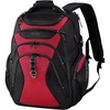 KROSER Laptop Backpack 18.4 Inch Computer Backpack for Men/Women/College | Travel with Hard Shell Saferoom RFID Pockets Water-Repellent Business Daypack Stylish Bag Women Black Army Green XXXL(Black/Red-18.4)