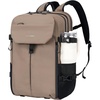 KROSER Travel Backpack for men, Laptop Carry On Backpack Flight Approved | 17.3 inch Laptop , Computer Bag Casual Daypack for Weekender Business Hiking, Can accommodate basketball-Desert(Desert-17.3)