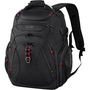 KROSER Laptop Backpack 18.4 Inch Computer Backpack for Men/Women/College | Travel with Hard Shell Saferoom RFID Pockets Water-Repellent Business Daypack Stylish Bag Women Black Army Green XXXL(Black-17.3)