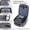 KROSER Carry On Underseat, 16-inch Underseater Suitcase for Men, Grey(Grey)
