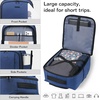 KROSER Carry On Underseat, 16-inch Underseater Suitcase for Men, Grey(Haze Blue)