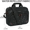 KROSER 17.3 Inch Laptop Briefcase, Computer Bag,Messenger Shoulder Bag(Black/Red)