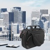 KROSER 17.3 Inch Laptop Briefcase, Computer Bag,Messenger Shoulder Bag(Black/Red)