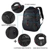 KROSER Travel Laptop Backpack 18.4 Inch XXXL Computer Backpack for Men(Black)