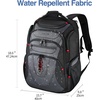 KROSER Travel Laptop Backpack 18.4 Inch XXXL Computer Backpack for Men(Black/Grey)