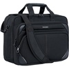 KROSER 17.3 Inch Laptop Briefcase, Computer Bag,Messenger Shoulder Bag(Black/Grey)