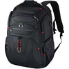 KROSER Travel Laptop Backpack 18.4 Inch XXXL Computer Backpack for Men(Black-17.3)