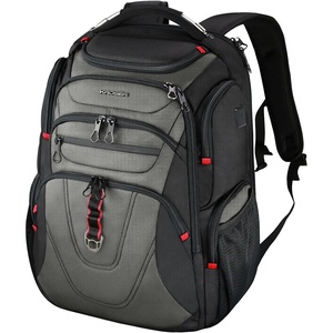 KROSER Travel Laptop Backpack 18.4 Inch XXXL Computer Backpack for Men(Black/Army Green)